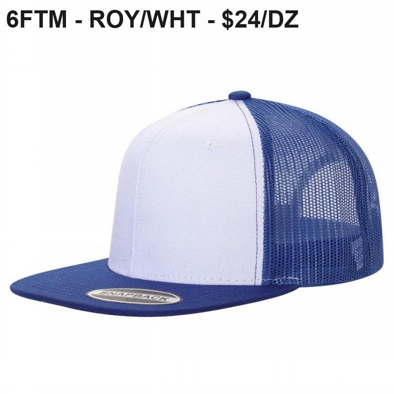 6FTM - 6 Panel Flat Bill