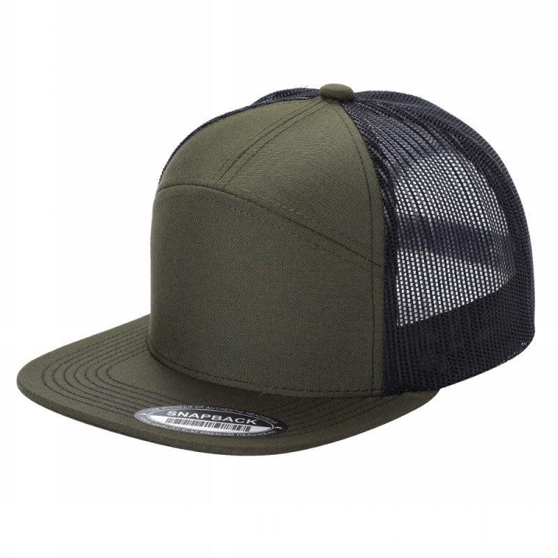 7FTM - 7 Panel Flat Bill Cap