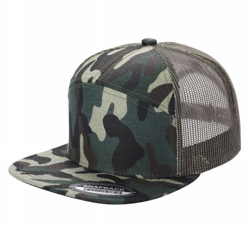 7FTM - 7 Panel Flat Bill Cap