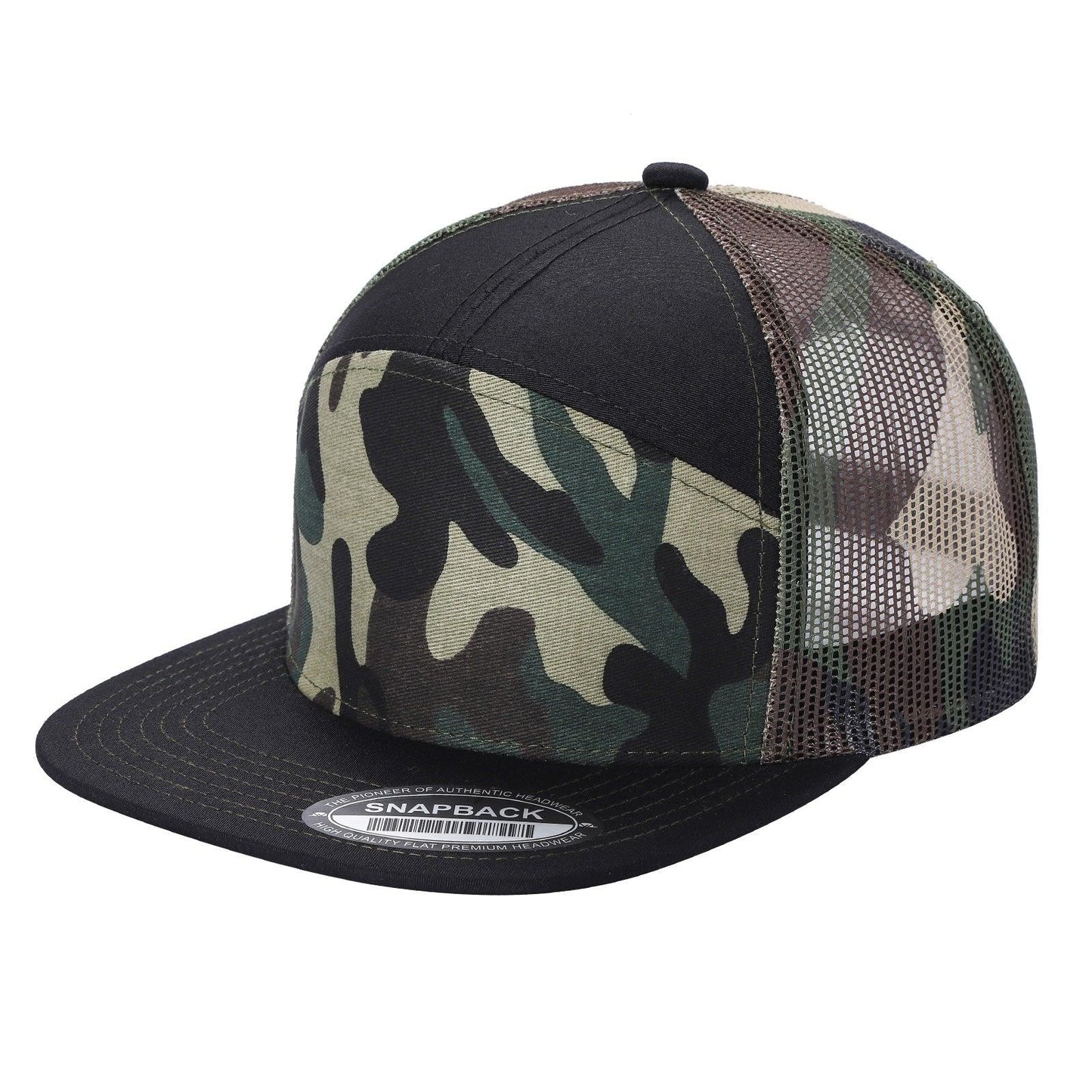 7FTM - 7 Panel Flat Bill Cap
