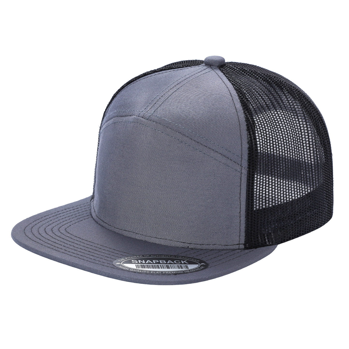 7FTM - 7 Panel Flat Bill Cap