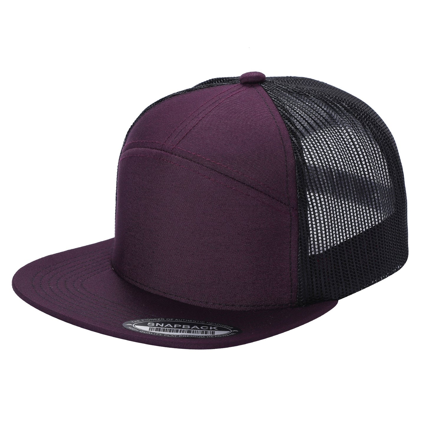 7FTM - 7 Panel Flat Bill Cap